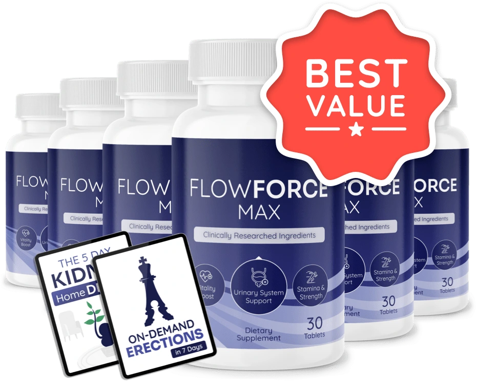 FlowForce Max 6 bottles